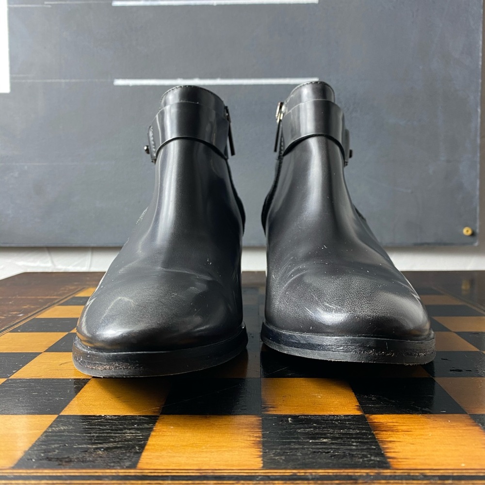 Aquatalia Gray Zipper Ankle Boots, 9 - Picture 2 of 8